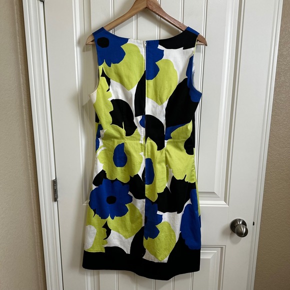 dBy ltd Floral Print Dress Sleeveless V-Neck Sheath Party Dress Size 12 - Picture 4 of 8